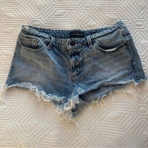 Lucky Brand Women's Frayed Jean Shorts